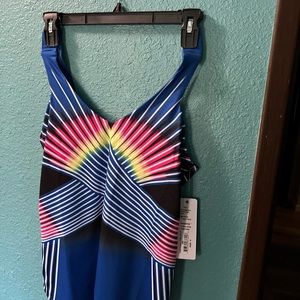 LUCKY IN LOVE SIZE SMALL MULTI COLORS TANK NWT